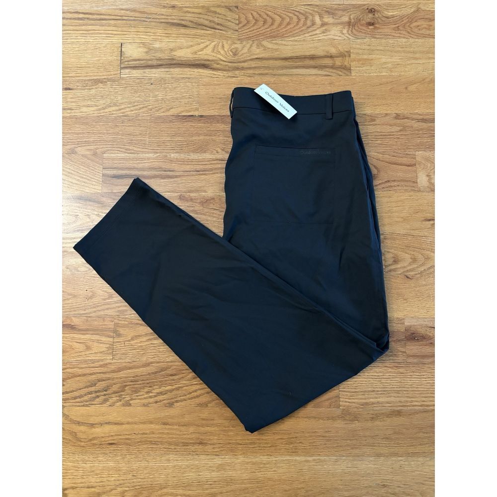 Outdoor Voices Men Sz 40x32 (XXL) Tech Twill Birdie Golf Performance Pants Black